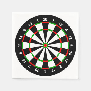 Dartboard Napkin