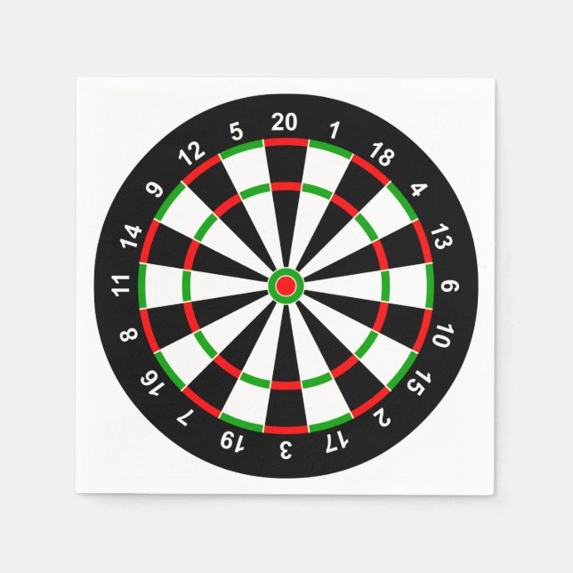 Dartboard Napkin (Front)