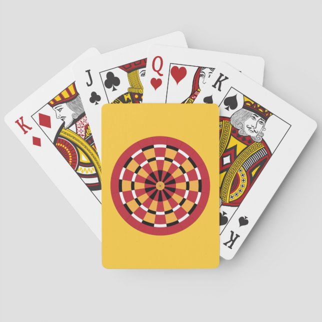 Dartboard Playing Cards (Back)