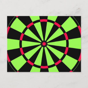 Dartboard Postcard