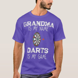 Dartboard Shirt Dart Throwing Grandma