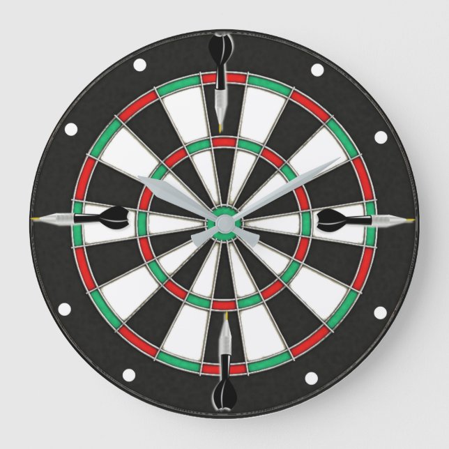 Dartboard Wall Clock (Front)