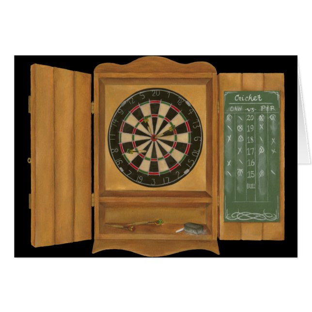 Dartboard with Cricket Scoring (Front Horizontal)