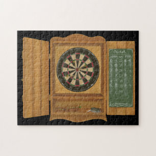 Dartboard with Cricket Scoring Jigsaw Puzzle