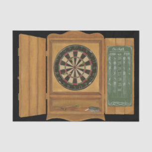 Dartboard with Cricket Scoring Tissue Paper