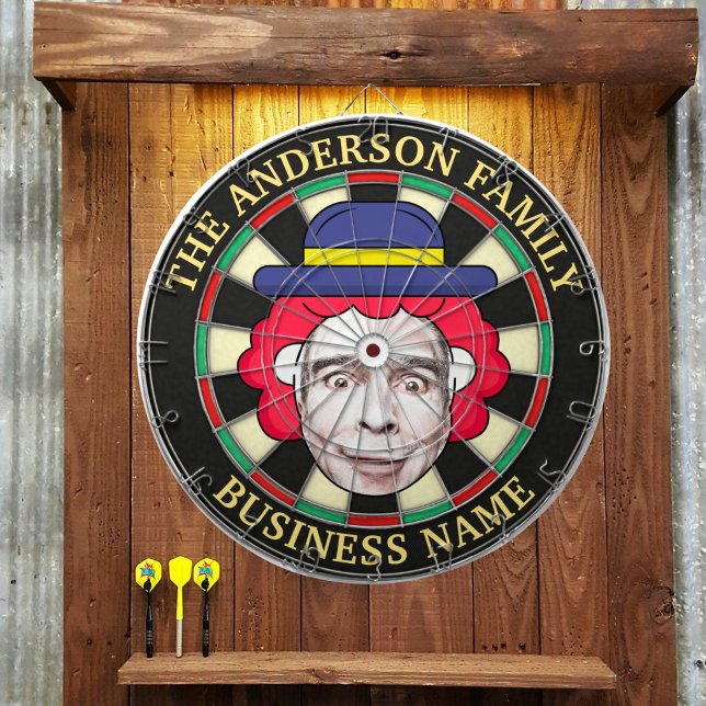 Dartboard with custom text and photo (Creator Uploaded)