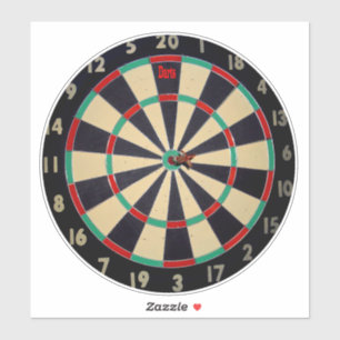 Dartboard With Dart,
