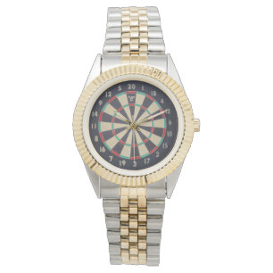 Dartboard With Dart In Bullseye, Watch