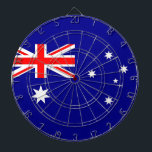 Dartboard with Flag of Australia<br><div class="desc">Enhance your game room with a touch of Australian pride using our exclusive dartboard featuring the flag of Australia! Crafted with meticulous attention to detail, this dartboard is more than just a game accessory; it’s a celebration of Australia’s heritage and cultural pride. The vibrant design prominently displays the iconic Australian...</div>
