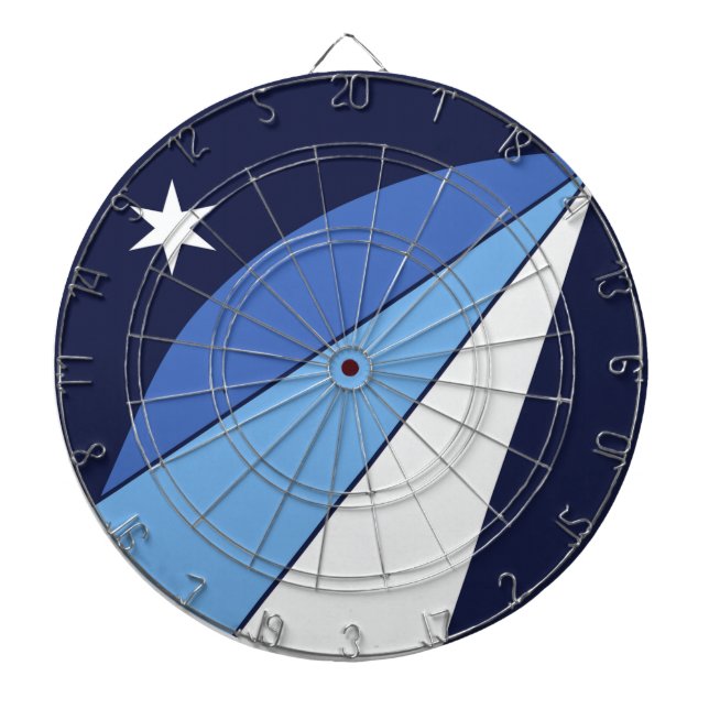 Dartboard with Flag of Columbia, SC (Front)