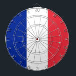 Dartboard with Flag of France<br><div class="desc">Enhance your game room with our exclusive dartboard featuring the flag of France! Crafted with meticulous attention to detail, this dartboard is not just a gaming accessory; it’s a celebration of French culture and heritage. The vibrant design prominently showcases the iconic French flag, making this dartboard a unique and stylish...</div>