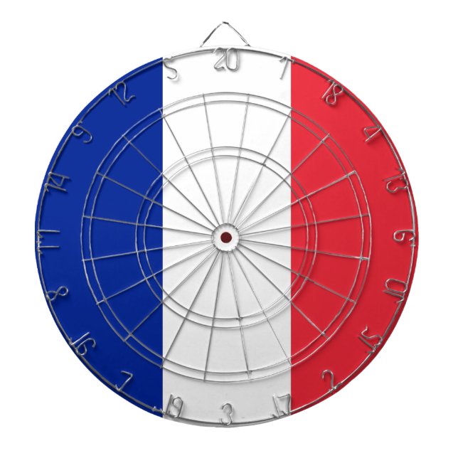 Dartboard with Flag of France (Front)