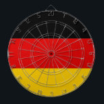 Dartboard with Flag of Germany<br><div class="desc">Add a touch of German pride to your game room with our exclusive dartboard featuring the flag of Germany! Crafted with meticulous attention to detail, this dartboard is more than just a functional item; it’s a celebration of Germany’s rich heritage and cultural identity. The vibrant design prominently displays the iconic...</div>