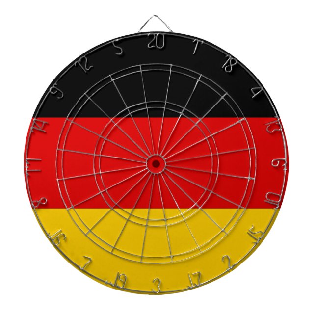Dartboard with Flag of Germany (Front)