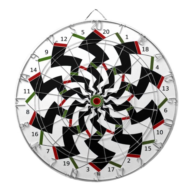 Dartboard Zigzag Design  (Front)