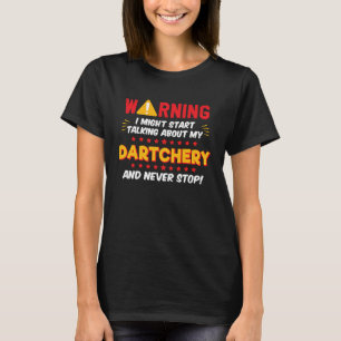 Dartchery Darts and Archery Joke Graphic T-Shirt