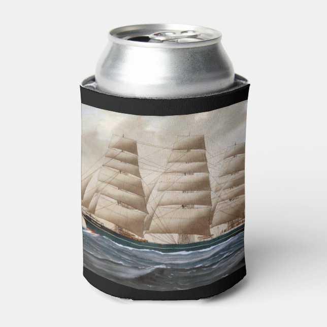 Dartford Sailing ship 1910 Can Cooler (Can Front)