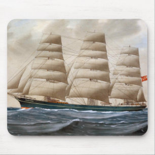 Dartford Sailing ship 1910 Mouse Pad