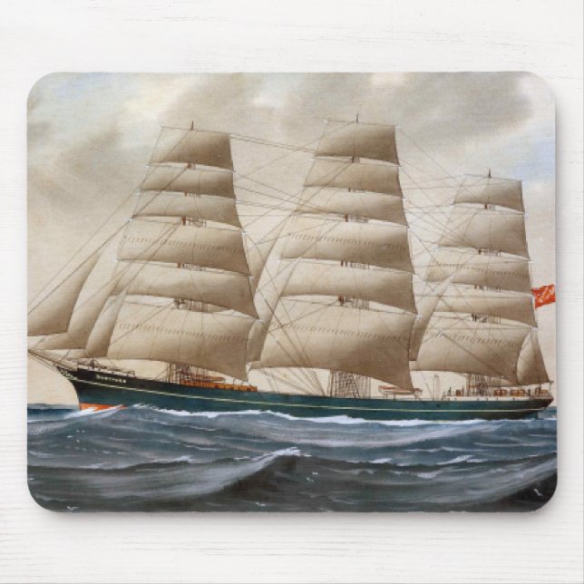 Dartford Sailing ship 1910 Mouse Pad (Front)