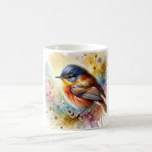 Dartford warbler 080824AREF102 - Watercolor Coffee Mug