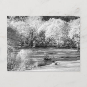 Dartmoor Morning Frost Infrared Holiday Postcard