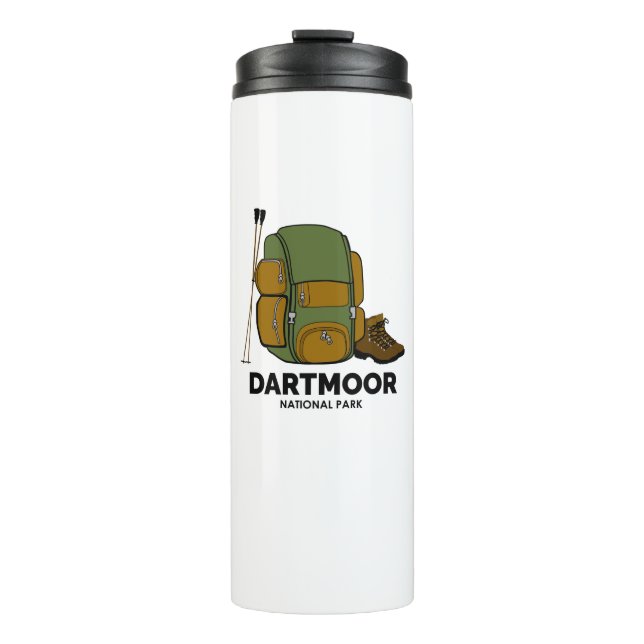 Dartmoor National Park Backpack Thermal Tumbler (Front)