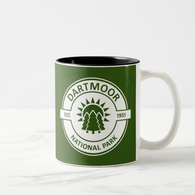 Dartmoor National Park Two-Tone Coffee Mug (Right)