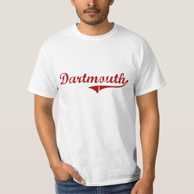 Dartmouth Massachusetts Classic Design T-Shirt (Front)