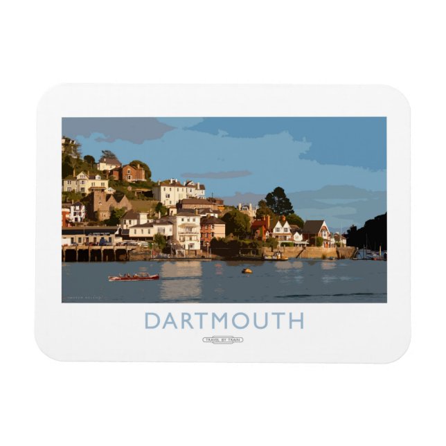Dartmouth Railway Poster Magnet (Horizontal)