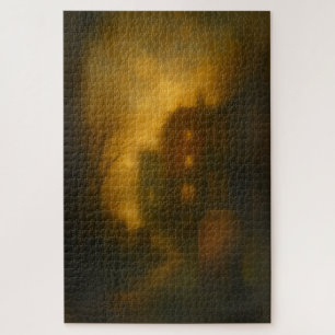 Dartmouth Village Twilight Turner Style Art Puzzle