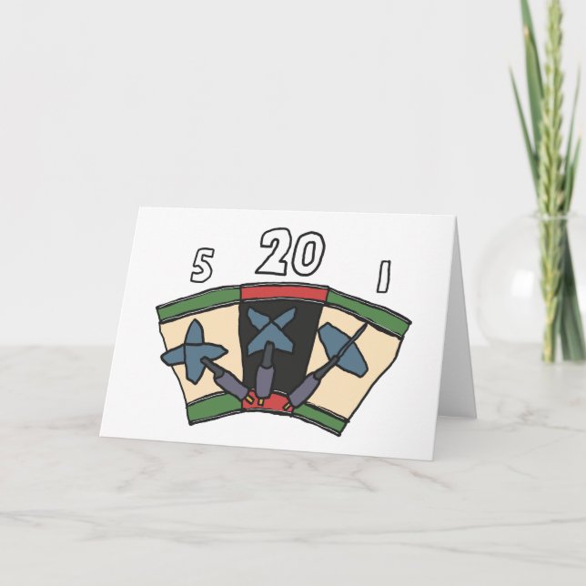 Darts 180 card (Front)