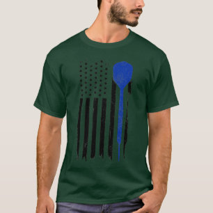 Darts American Flag Patriotic Darts Player 4th T-Shirt