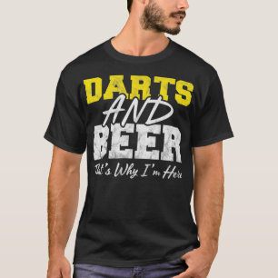 Darts and Beer Funny Dart Player Gift T-Shirt