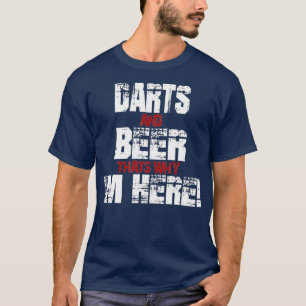 Darts and Beer Funny Darts Player Gift T-Shirt