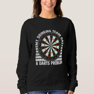 Darts And Beer Funny Pub Game Dart Love Sweatshirt