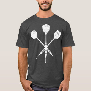Darts Arrow Dart Bord Gift Tee Arrows