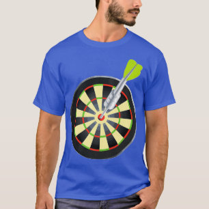 Darts Arrow with Dartboard in Bullseye Premium T-Shirt