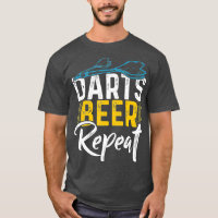 Darts Beer Repeat Funny Dart Player