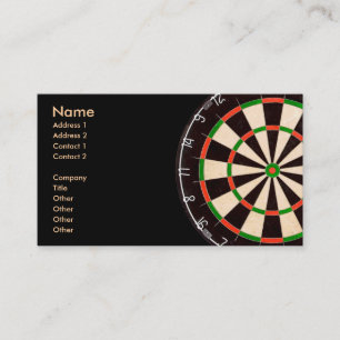 Darts Board Business Cards (pack)