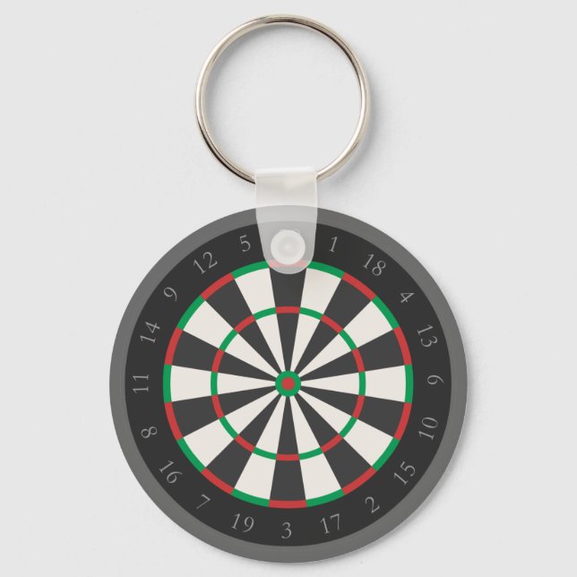 Darts Board keychain (Front)