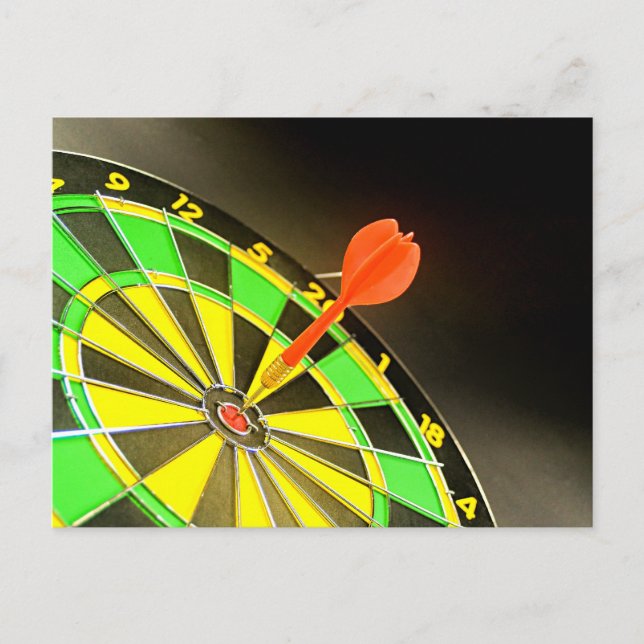 Darts Board Postcard (Front)