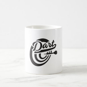 Darts Dart 180 Dartboard Bullseye Arrow Gift Idea Coffee Mug