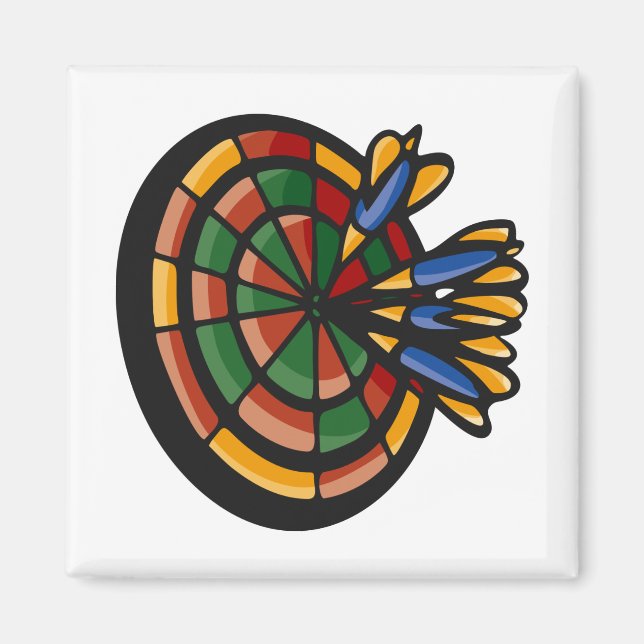 Darts/Dart Board Magnet (Front)