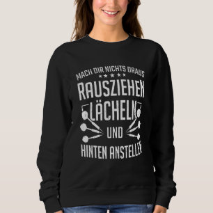Darts Dart Player Dart Pull Out Smile At The Back Sweatshirt