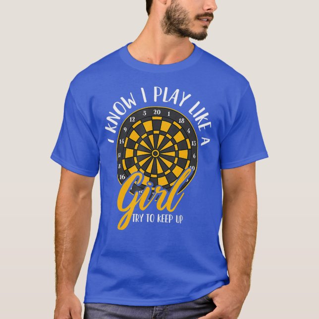 Darts Dart Player Gift T-Shirt (Front)