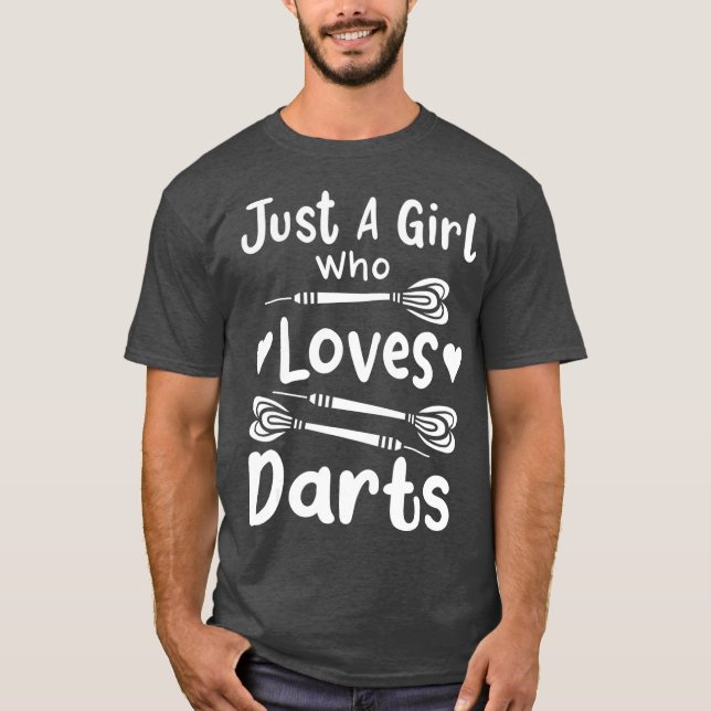 Darts Dart Player Gift T-Shirt (Front)