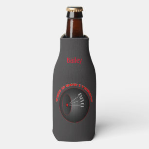 Darts Dart Player How I Throw Personalised Bottle Cooler