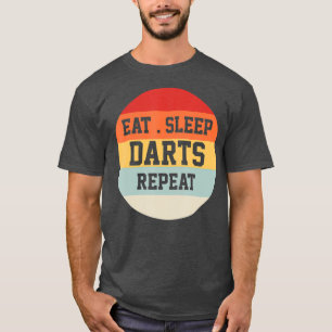 Darts Dart Player Retro Funny Gift T-Shirt