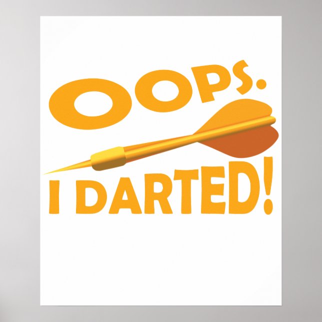 Darts Dart Poster (Front)