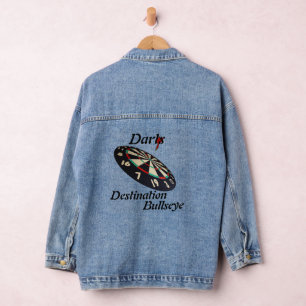 Darts Destination Bullseye, Ladies Denim Jacket